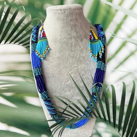 Collier Africain en perles Zulu